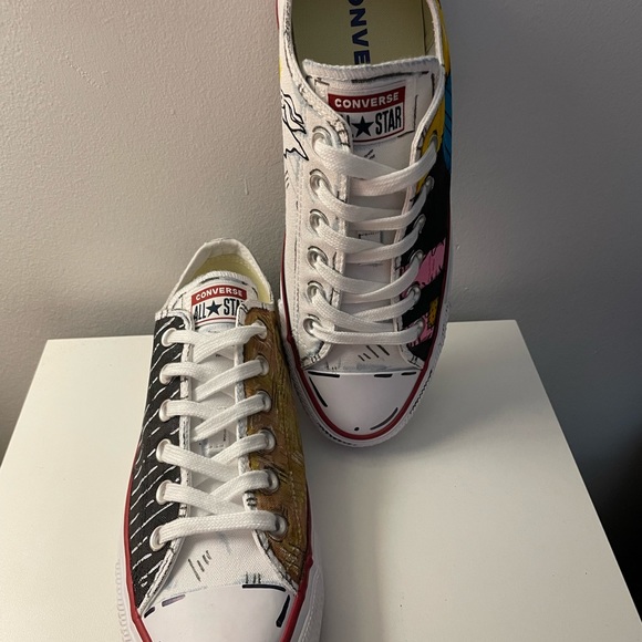 Custom Hand Painted Nightmare Before Christmas Converse All Star Sneakers - Picture 6 of 12